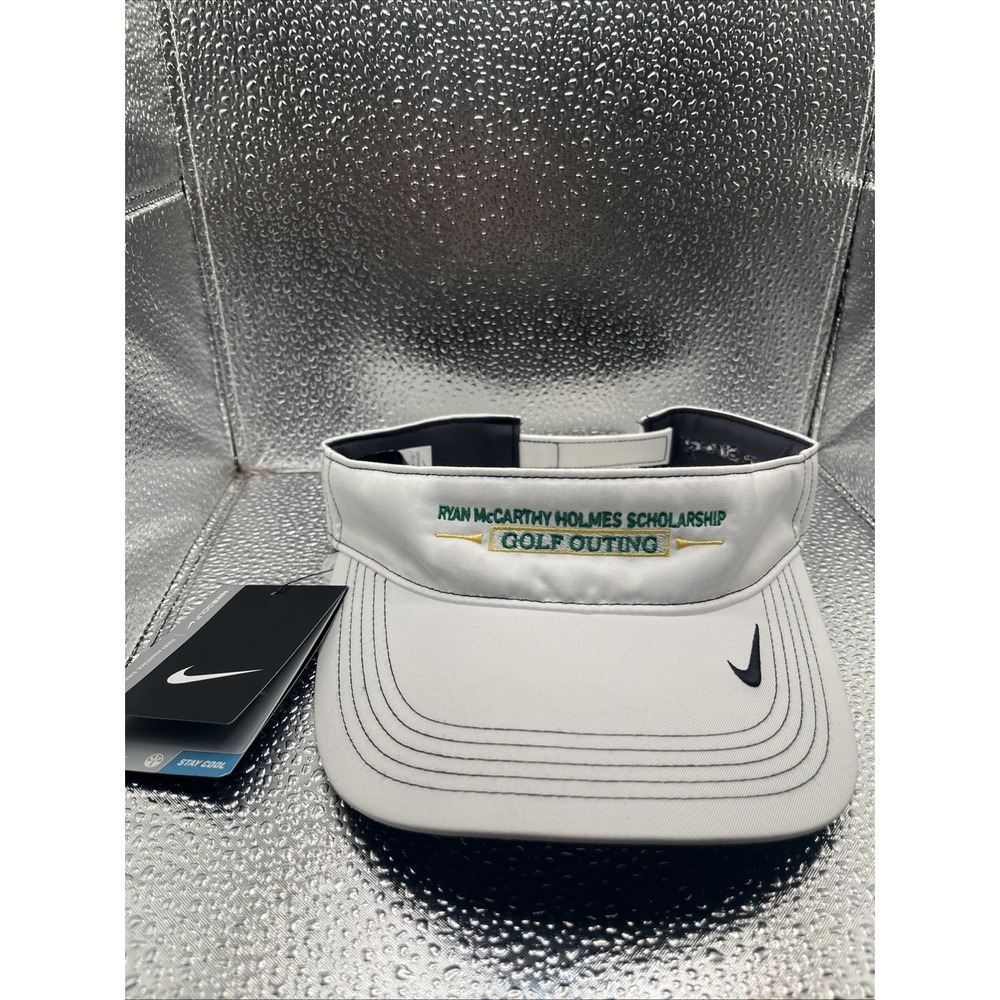 Nike Golf Sports Dri-Fit‎ Swoosh Adjustable Visor Hat NEW NWT Golf Outing